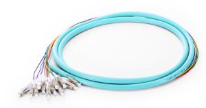 Wholesale Multimode Bunch Fiber Optic Pigtail Mpo 12 Fiber Optical Patch Cord LSZH from china suppliers