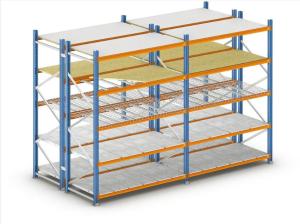 Wholesale Long Span Steel Light Duty Shelving For textile,leather storage from china suppliers