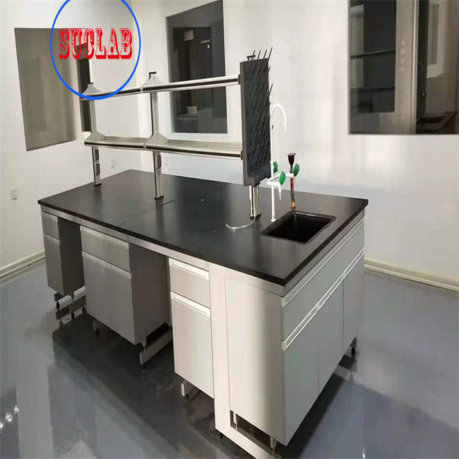 Durable Alkali Resistant Chemistry Laboratory Furniture,Laboratory work bench With Pp Sink And Faucet