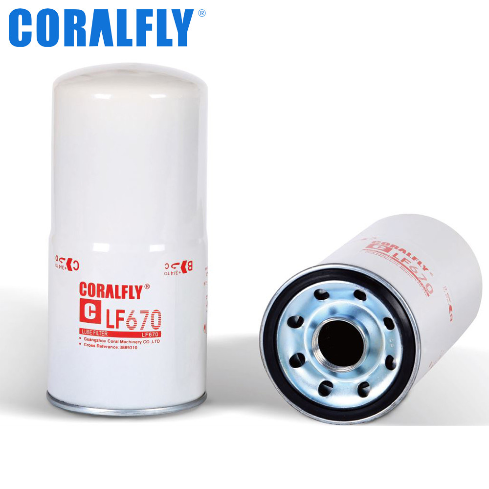 Hydrauli Fleetguard Lf670 Lube Oil Filter For Truck Engine
