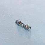 Moon Shape Metal Trims Bra Charms Length Within 15mm