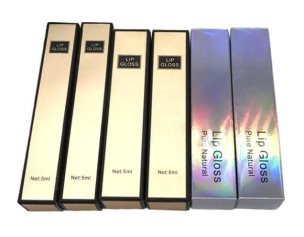 10000pcs BSCI Custom Lip Gloss Box Packaging , Spot Varnishing Lipstick Paper