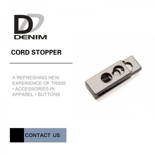 Quality Silver Metal Cord Locks | Cord Stoppers Adjustment Nickel Free for sale