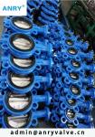 Pneumatic Actuator Stainless Steel Soft Sealing NBR EPDM Seat Butterfly Valve