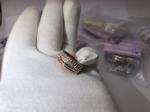 diamonds ring 18kt gold with yellow gold or white gold