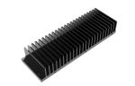 T66 Computer Heat Sink Extrusion Profiles CA Anodized Electrophoretic 6063