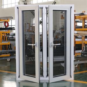 Wholesale 6063 T5 T6 Aluminium Casement Window With Security Wire Mesh from china suppliers