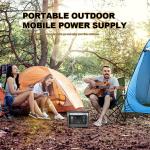 600W Solar Portable Power Station Generator Phone High Capacity Bank Supply