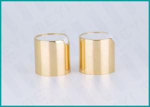 Wholesale Gold Disc Top Cap 24/410 With White Top Cap Dispenser Cap For Shampoos from china suppliers