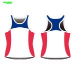 Custom Athletic Teamwear Breathable 100gsm Women'S Racing Singlet