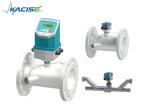 Ultrasonic Inline Water Flow Meter , Stainless Steel Flow Meter For Pipe