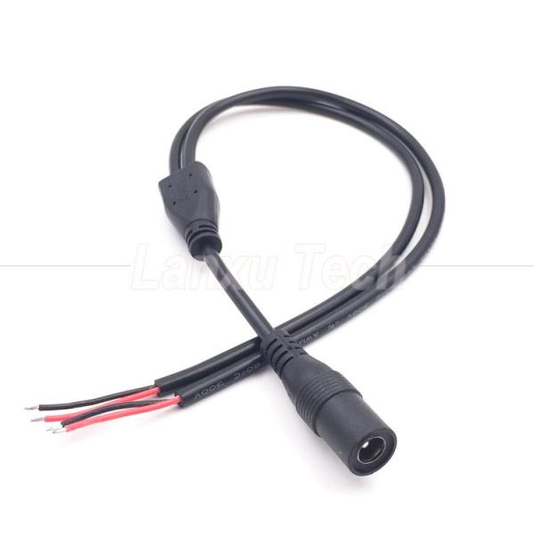 DC Male Female 5.5x2.1mm Jack Splitter Power Extension Cable for LED Light CCTV