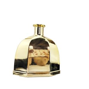 Wholesale Glass Base Material Aromatherapy Bottle 300ml Gold Electroplated Perfume Oil Bottle from china suppliers