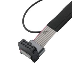 Wholesale IDC FC-10P And TER M4 Pitch 1.27mm Ground Cable Connector With Ring Wire UL2651 28AWG Cable OEM/ODM from china suppliers