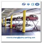 2 Level Double Car Parking Lift Portable Scissor Lift Car