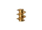 Professional Miniature Brass Worm Gear 1 Tooth 1.5 Module AGMA 7 Brass