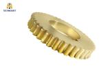 Anodized Stamping Brass Worm Small Spur Gear