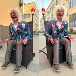 Pneumatic Haunted House Props Realistic Animated Horror Props Monster Model
