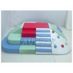 OEM ODM Kids Soft Play Equipment Climbing Foam Play Set With Ball Pit Rainbow