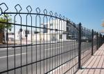 Anti Corrosion Double Wire Mesh Fence / Metal Wire Mesh Fence Weather Proof