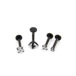 Punk Round Bar Lip Ring Stud Piercing Labret Piercing Tragus Cartilage Stainless