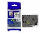 Plastic P Touch 12mm Wide Brother Printer Tape Cassette TZ-211 Black And White