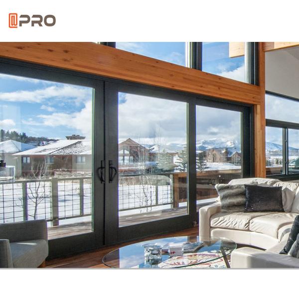 Modern Heavy Duty Household Multi-Track Sliding Door For House Front Aluminum
