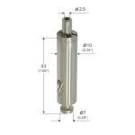 Brass Adjustable Side exit Aircraft Cable Grippers With Round Steel Ball YW86063