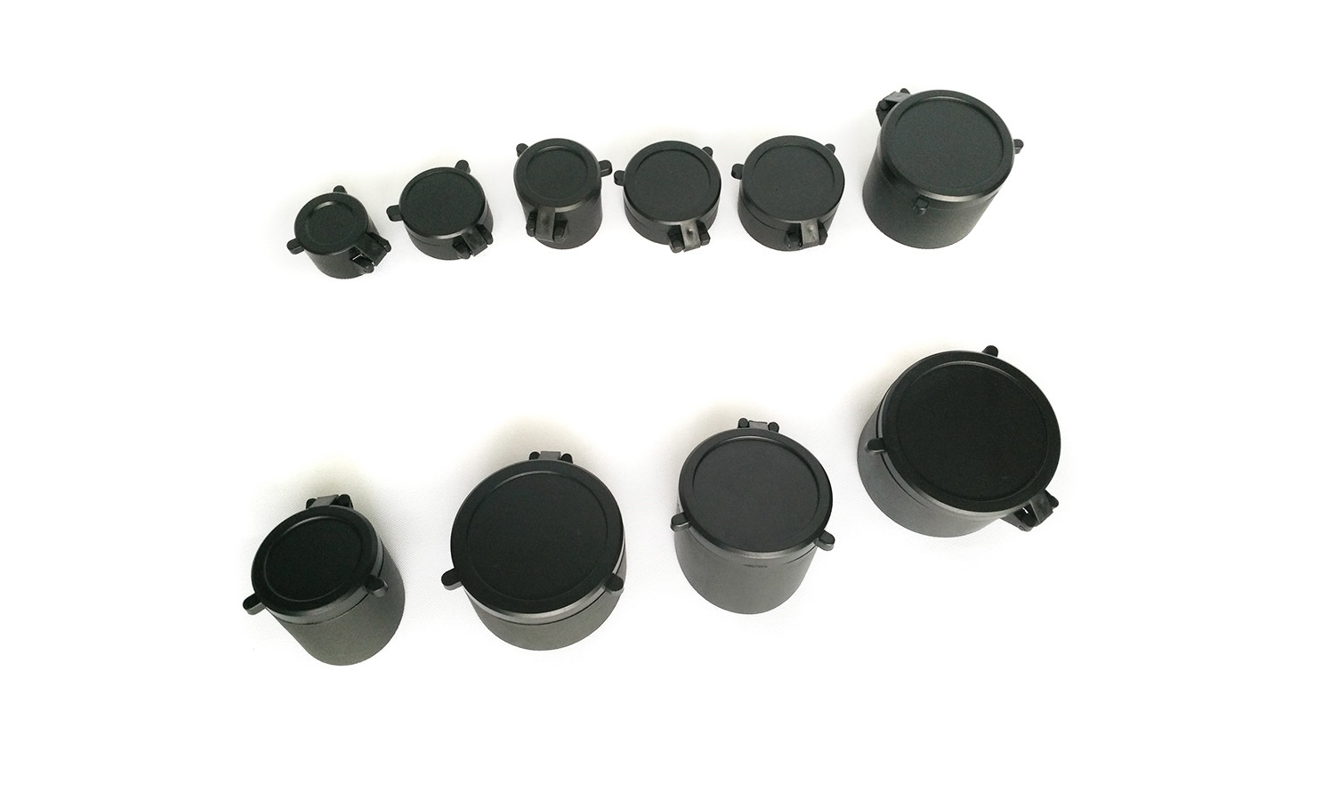 Dustproof Telescope Tripod Accessories , 30mm Flip Up Rifle Scope Lens Covers