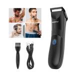 Men Electric Body Trimmer And Shaver eplaceable Ceramic Blade IPX7 Waterproof