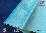 Brushed / Crushed Velvet Upholstery Fabric , Shiny Micro Velvet Fabric 320GSM
