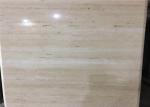 Super Light Natural Stone Tiles , Italian Ivory White Travertine Marble Wall