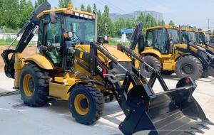 Wholesale 4WD SAM388 Backhoe Loader 2.5 Ton with 4 in 1 Bucket Hot Sale in South Africa from china suppliers