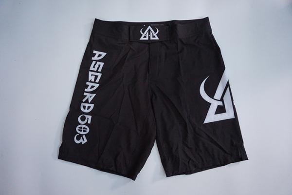 Durable MMA Fighting Men Board Shorts Digital Printing With Triple Needle