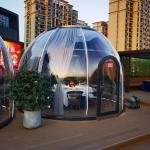 PC Dome House Tent Aluminium Luxury Bubble Tents For Outdoor Camping