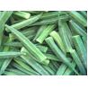 Buy cheap High Grade IQF Frozen Food , Whole / Cut Shape Individually Quick Frozen Okra from wholesalers