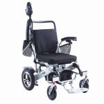Portable Lightweight Foldable Electric Wheelchair Aluminum Alloy For Disabled
