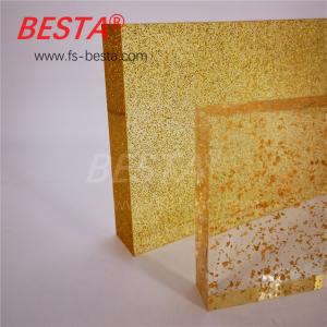 Wholesale 1220x2440mm Glitter Acrylic Sheet 3mm Customized Design Virgin Grade from china suppliers