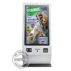 Table Standing Self Service Payment Kiosk 1920x1080 With Web Camera
