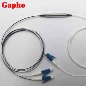 Wholesale 1x2 Single Mode Dual Window Fiber Optical Coupler 1310 / 1550nm FBT 250um Bare from china suppliers