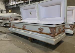 Wholesale Rectangle Steel Casket Box For Professional Funeral Services from china suppliers