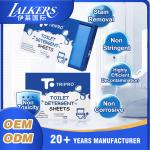 OEM Septic Safe Toilet Cleaning Sheets Remove Odors Toilet Cleaner Sheets