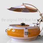 8 Adults Fishing Depth 30cm Diameter 250cm FRP BBQ Boat