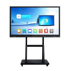 China Conference 1.8mm Bezel 98 Inch Interactive LCD Whiteboard 220W on sale