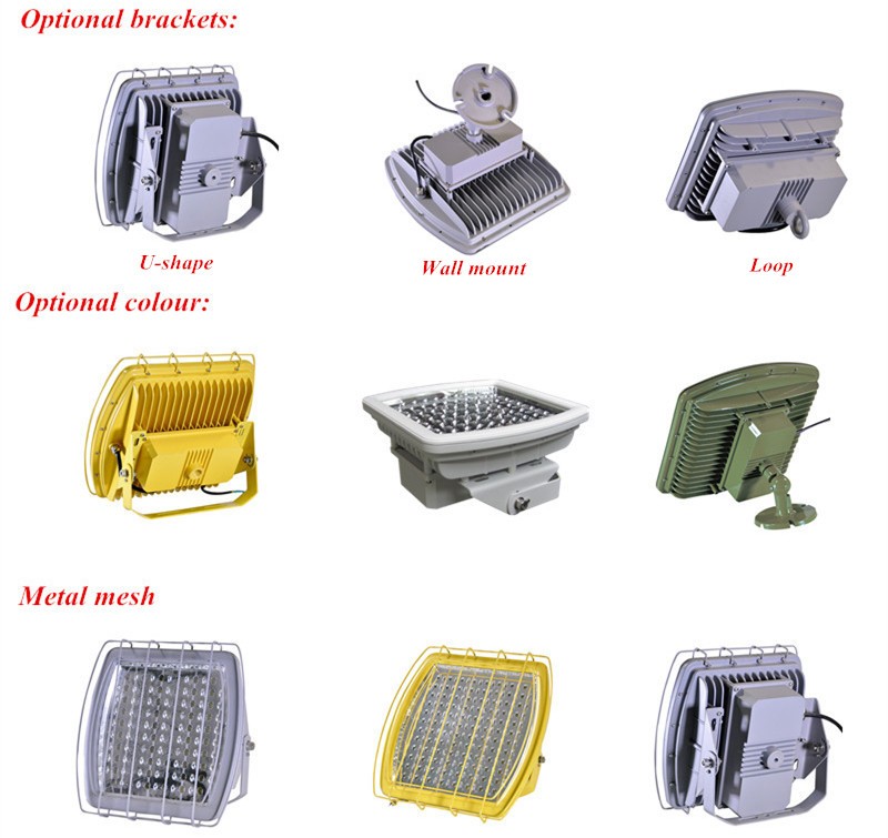 UL 185w explosion proof led high bay canopy light for oil processing plant warehouse