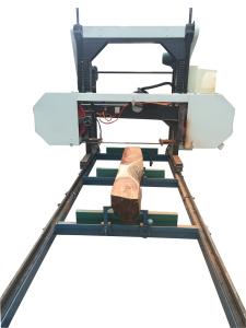 Wholesale Horizontal bandsaw mill Portable Sawmill for big size wood cutting, Portable wood saw machine from china suppliers