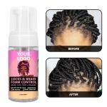 Extra Hold Curl Hair Mousse for Braids Braids Wigs Styling Foaming Private Label