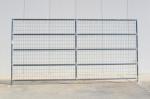 Fully Welded Cattle Corral Panels 4- Rail Livestock Metal Fence Panels