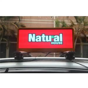 Wholesale Car Taxi Top Outdoor LED Display High Brightness With 960x320mm Screen Size from china suppliers
