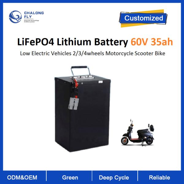 LiFePO4 Lithium Battery 60V 35ah Low Electric Vehicles 2 3 4wheels Motorcycle
